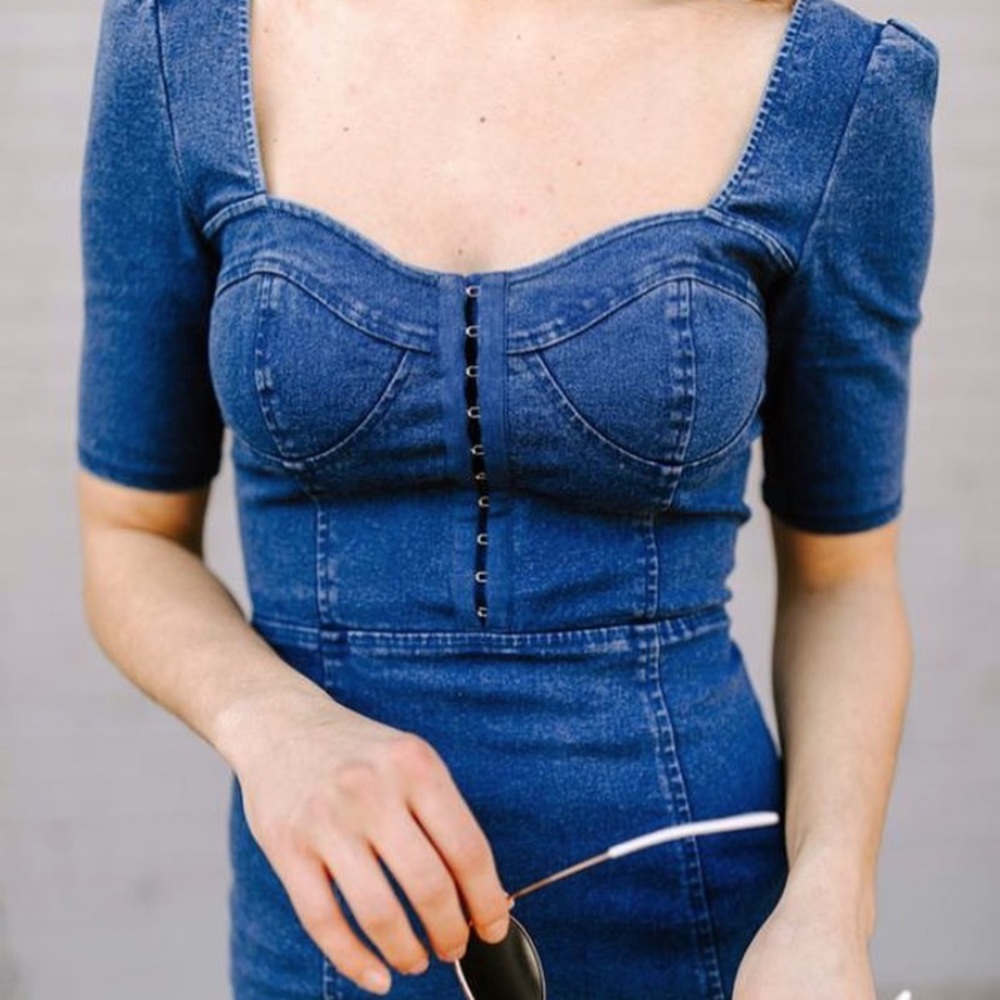Blue jean dress